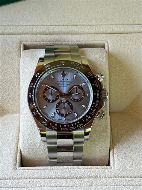 rolex daytona platino peso
